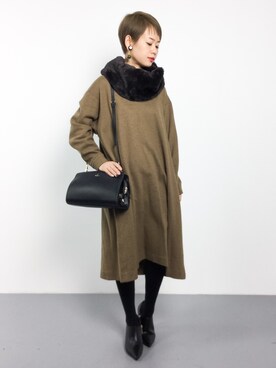 yukiさん（レディース・152cm）の冬コーディネート