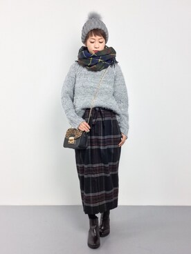 yukiさん（レディース・152cm）の冬コーディネート