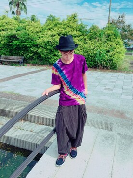 「MALAIKA（マライカ）のアイテム（パンツ）」を使った、hayateeeeさん（メンズ・165cm）の秋コーディネート