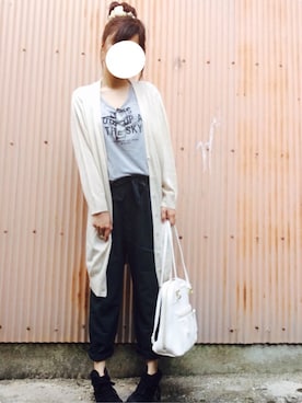 「satisfaction accessory（サティスファクションアクセサリー）のアイテム」を使った、yUCHIさん（レディース・160cm）の秋コーディネート