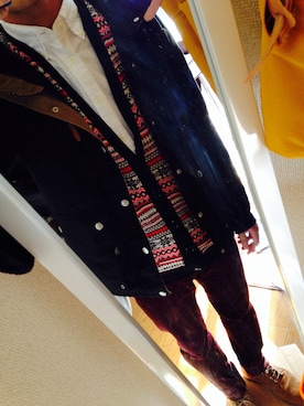 ポテチさん（メンズ・165cm）の冬コーディネート