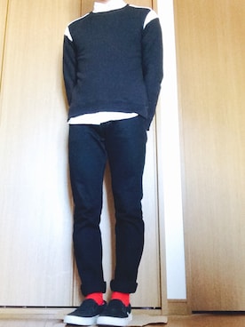 ポテチさん(メンズ・165cm)の春コーディネート