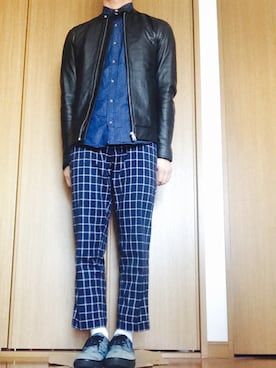 ポテチさん（メンズ・165cm）の春コーディネート