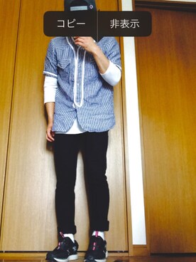 ポテチさん(メンズ・165cm)の夏コーディネート