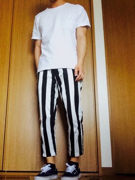 ポテチさん（メンズ・165cm）の夏コーディネート