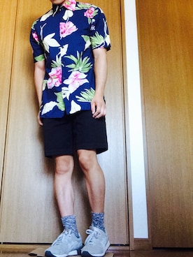 ポテチさん（メンズ・165cm）の夏コーディネート