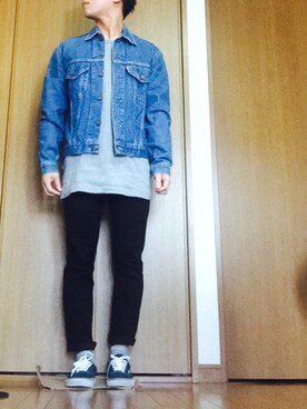 ポテチさん（メンズ・165cm）の春コーディネート