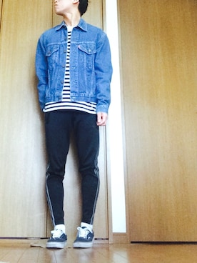 ポテチさん（メンズ・165cm）の春コーディネート