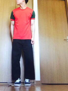 ポテチさん(メンズ・165cm)の春コーディネート