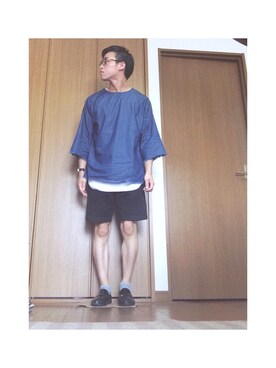 ポテチさん（メンズ・165cm）の夏コーディネート
