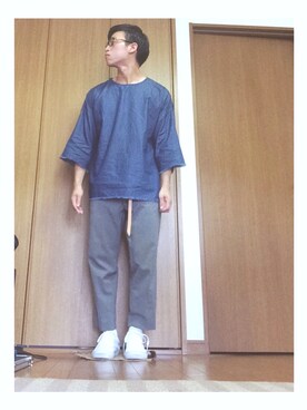 ポテチさん（メンズ・165cm）の夏コーディネート