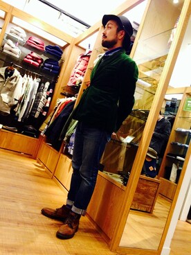 【FREAK'S STORE】 オオヌキさん（メンズ・170cm）の冬コーディネート