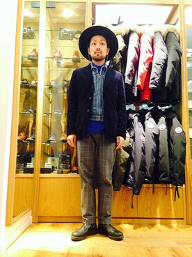 「Gジャン×タートルネック」｜【FREAK'S STORE】 オオヌキさん（メンズ・170cm）の冬コーディネート