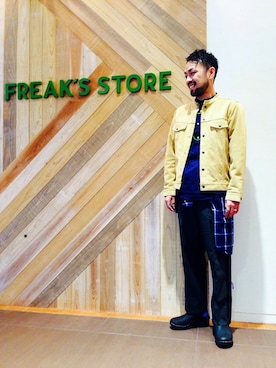 「トロエントープ」｜「アイテム（ジャケット/アウター）」を使った、【FREAK'S STORE】 オオヌキさん（メンズ・170cm）の冬コーディネート