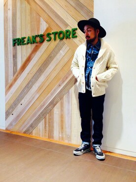 【FREAK'S STORE】 オオヌキさん（メンズ・170cm）の冬コーディネート