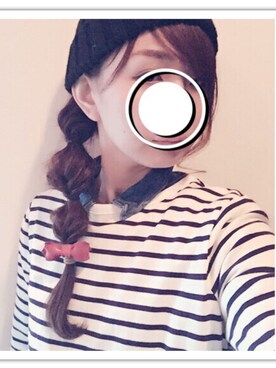 「ヘアゴム」｜「アイテム（その他）」を使った、ゆうさん（レディース・167cm）の冬コーディネート