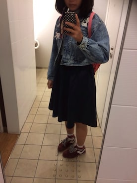 「越谷レイクタウン」｜「アイテム（ジャケット/アウター）」を使った、ちさってぃさん（レディース・167cm）の秋コーディネート