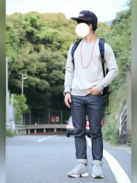 「MR.GENTLEMAN（ミスタージェントルマン）のアイテム（アクセサリー）」を使った、twinさん（メンズ・168cm）の春コーディネート