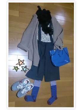 「JOURNAL STANDARD（ジャーナルスタンダード）のjournal standardサスペンダーパンツ（その他パンツ、グレー系）」を使った、さーこさん（レディース・156cm）の冬コーディネート