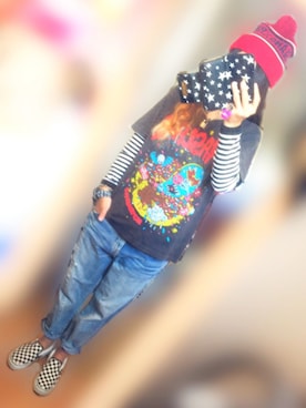 「スリッポン」｜「アイテム（PC・スマホグッズ/家電）」を使った、✯SAYAmosh✯さん（レディース・164cm）の秋コーディネート