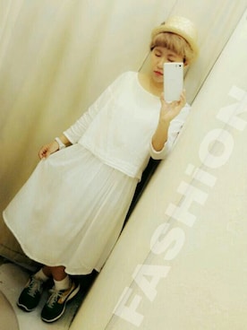 「#ナイキ」｜YUiさん（レディース・156cm）の夏コーディネート