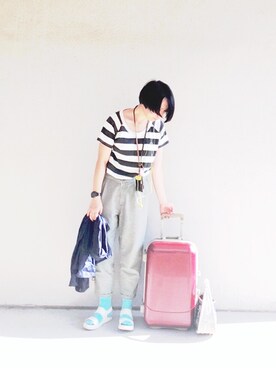 中町さん（レディース・155cm）の夏コーディネート