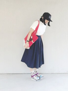 中町さん（レディース・155cm）の夏コーディネート