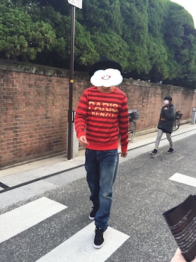 「RATTLE TRAP（ラトルトラップ）のアイテム（帽子）」を使った、s-boyさん（メンズ・177cm）の冬コーディネート