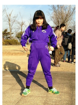 「アイテム（ジャージ）」を使った、ki_yo_o_ki_yo_さん（レディース・154cm・10代）の春コーディネート
