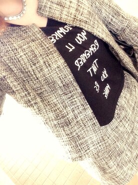 「RESEXXY（リゼクシー）のアイテム（その他アウター）」を使った、yyyoshirin٩꒰⍢ ꒱۶さん（レディース・168cm）の春コーディネート