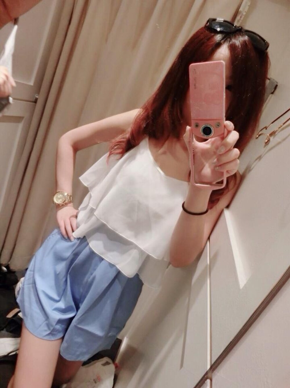 「3rd by VANQUISHの姐妹聚餐情人約會
簡單一件式連身褲^_−☆（つなぎ/オールインワン、その他）」を使った、薇琪さん（レディース・156cm）の夏コーディネートの1枚目の写真