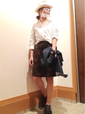 「ハットコーデ」｜nico   Elinさん（レディース・162cm）の春コーディネート