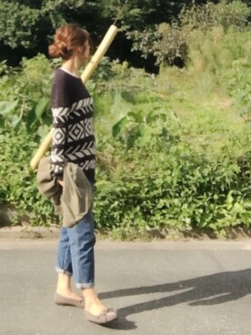 「空ku（クウ）のアイテム」を使った、nico   Elinさん（レディース・162cm）の秋コーディネート