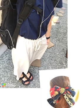 「スポサン」｜「アイテム（財布/小物）」を使った、s a y a ▽さん（レディース・164cm）の夏コーディネート