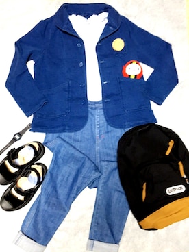 「アイテム（コインケース）」を使った、ひよこさん（レディース・156cm）の春コーディネート