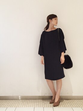 「gallardagalante」｜「アイテム（ワンピース/ドレス）」を使った、miyaさん（レディース・156cm）の秋コーディネート