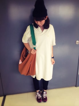 「COSMIC WONDER Light Source（コズミックワンダーライトソース）のアイテム（ワンピース/ドレス）」を使った、hisanoさん（レディース・159cm）の秋コーディネート