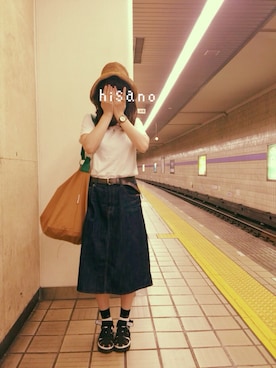 hisanoさん（レディース・159cm）の夏コーディネート