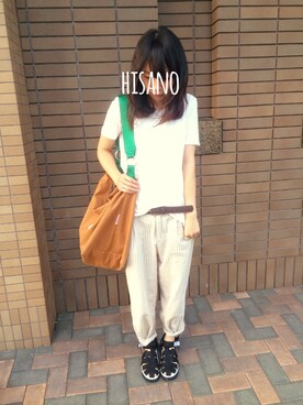 hisanoさん（レディース・159cm）の夏コーディネート