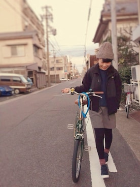 hisanoさん（レディース・159cm）の冬コーディネート