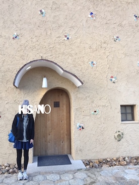 「URBAN RESEARCH（アーバンリサーチ）のアイテム（デニムスカート）」を使った、hisanoさん（レディース・159cm）の冬コーディネート