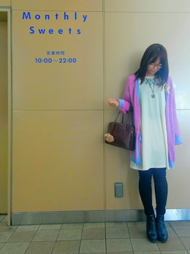 「チャイハネ（チャイハネ）のアイテム（その他アウター）」を使った、hossy☆さん（レディース・161cm）の春コーディネート