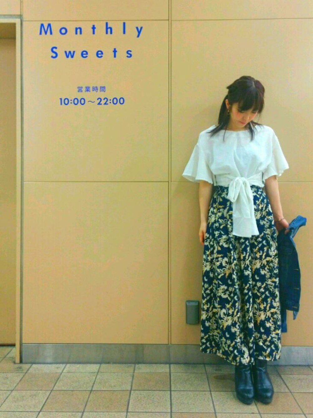 「DANCE@LIVE、両国国技館、東京ディスコステップ倶楽部」｜「UNITED ARROWSのアイテム（シャツ/ブラウス、ホワイト系）」を使った、hossy☆さん（レディース・161cm）の春コーディネートの1枚目の写真