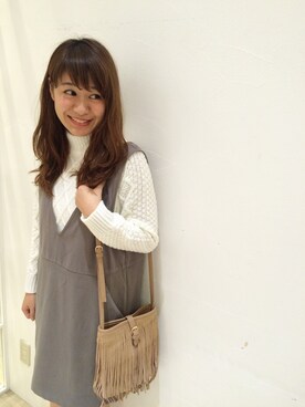 okamuraさん（レディース・156cm）の秋コーディネート