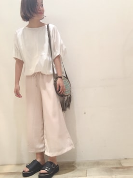 「7月WEAR夏のサンダル祭り」｜okamuraさん（レディース・156cm）の夏コーディネート