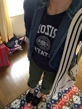 「デニット」｜ようこさん（レディース・174cm）の春コーディネート