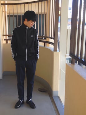 「アイテム（ジャージ）」を使った、c.hさん（メンズ・175cm・10代）の春コーディネート