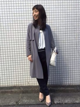 「Simplicite（サンプリシテ）のアイテム（パンプス）」を使った、shokoさん（レディース・163cm）の冬コーディネート