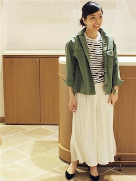 「ivory court（アイボリーコート）のアイテム」を使った、shokoさん（レディース・163cm）の春コーディネート
