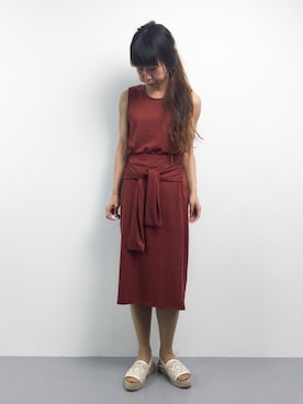 naoさん（レディース・163cm）の夏コーディネート